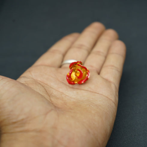 Pure Silver Roses Flower 4g